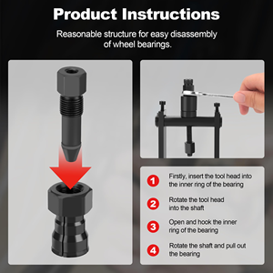 Practical Bearing Puller Motorcycle Internal Bearing <b>Removal</b> Tool Kit Vehicle Repair Tools with Storage <b>Box</b> - Product Image 2