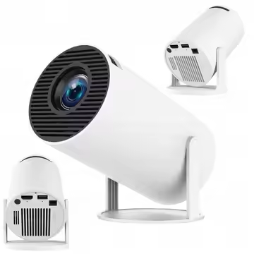 Smart Home Mini 4K 3D Ready Portable Theater WiFi LCD Projector A10 Built-in Battery USB Charging Wireless