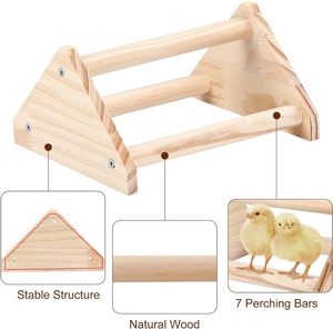 Perca <span class=keywords><strong>de</strong></span> pollo Pino fuerte Pollito <span class=keywords><strong>de</strong></span> <span class=keywords><strong>madera</strong></span> Jungle Gym Roosting Bar, Perca <span class=keywords><strong>de</strong></span> pollo Juguetes para <span class=keywords><strong>gallinero</strong></span> y criador para pollitos <span class=keywords><strong>de</strong></span> pájaro - Product Image 2