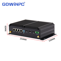 Intel i5-8250U IPC sin Ventilador, 4*I211 Gigabit Ethernet, 6COM, 3HDMI, DDR4, NVMe, MSATA, 2SATA, para Telemática Vehicular y Gestión de Flotas