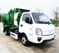 Camion poubelle électrique BYD 4x2 5 m³ à conduite à gauche (RHD) - Compacteur de déchets pour cuisine - Meilleures ventes