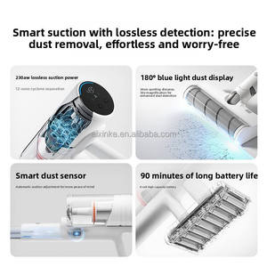 Aspiradora Inalámbrica Mijia con Luz Azul y Pantalla de Polvo, Aspiradora de Mano para el Hogar con Alta Succión y Anti-Enredos para <span class=keywords><strong>Xiaomi</strong></span> Youpin - Product Image 5