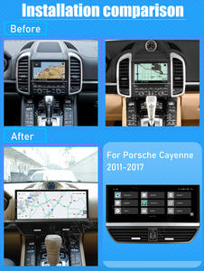 12.3 pouces 128GB écran tactile Android autoradio Carplay lecteur multimédia GPS Navigation pour Porsche Cayenne 2011-2017 - Product Image 6