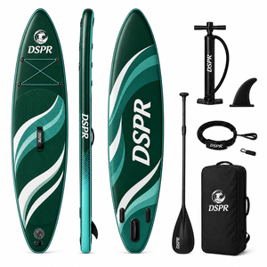 Planche de SUP gonflable ODM 320 cm durable tout usage en PVC double couche pour hommes et femmes avec configuration à trois ailerons pour les excursions sur eau calme - Product Image 5