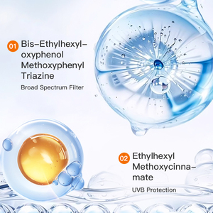 Sunscreen Premium SPF50 Plus Antiaging Brightening Hydrating Lightweight UV Protection Daily Facial Sun Care Rejuvenating - Product Image 4