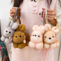Pendentif Lapin Mignon pour Femme, Accessoire de Mode Vintage pour Sacs à Dos Scolaires et Sacs d'Extérieur pour Filles