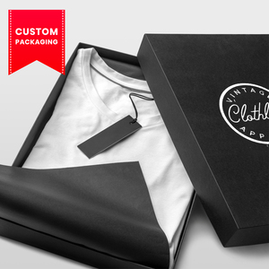 Embalaje de caja de ropa personalizable a medida OEM con acabados de lámina de papel de arte personalizados y opciones de materiales duraderos - Product Image 1