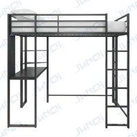 Nouveau Design lit-balançoire Double Queen avec bureau, en acier, robuste et de bonne qualité