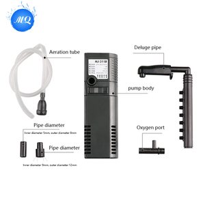 Atacado Retângulo Desktop Saltwater Fish Tank Desktop Aquarium com filtro e Skimmer Plastic Marine Aquarium - Product Image 5
