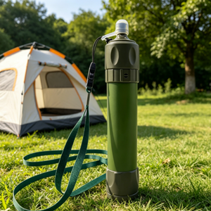 Botella de purificación de agua al aire libre de Material ABS ecológico portátil para uso Personal Filtro de agua para acampar para emergencia Todos - Product Image 1