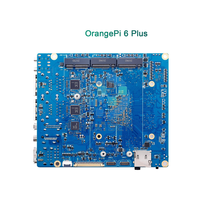 Orange Pi 6 Plus 16GB/32GB/64GB RAM LPDDR5 12 Core 64 Bit Komputer Papan Tunggal M2 NVME SSD 45TOPS NPU Mini PC Papan Pengembangan
