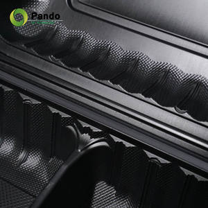 Boîtes à lunch réutilisables pour restaurant, en plastique de qualité alimentaire, compatibles micro-ondes, avec 3 compartiments, pour emporter - Product Image 6