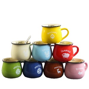 Taza de Cerámica <span class=keywords><strong>Japonesa</strong></span> Creativa - Taza de Desayuno para Leche y Café con Diseño de Barriga Grande y Soporte para Logotipo, 150 ml - Product Image 5