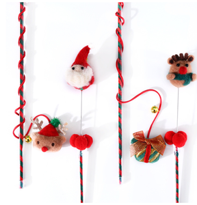 Giocattolo di addestramento commerciale del pupazzo di neve della caramella del vecchio albero di natale interattivo del gatto domestico - Product Image 2