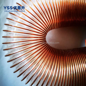 2 pouces pour le travail du bois Flexible PU Ventilation Vacuum Air Duct Hose Pu Steel Wire Pvc Duct Hose Manufacturers - Product Image 6