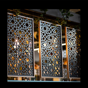 Hiện đại ngoài trời WPC Panel tường đa chức năng rãnh trang trí bên ngoài ốp đa chức năng phân vùng tường Hội Đồng Quản Trị - Product Image 3