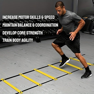 Chuyên nghiệp rung tốc độ đào tạo thang nhanh nhẹn chân bóng đá tập thể dục bóng đá đào tạo thang - Product Image 2