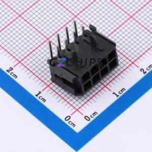 WAFER-MX300WZ-24A Wire-to-Board Pin Header Bent Lead Through Hole,P=3mm Connector 2x4P 3mm Right Angle Insert 2 - Product Image 1