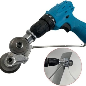 Nouveau kit de conversion de perceuse à batterie pour découpe de tôle avec ciseaux à tôle à lame en acier - Product Image 2