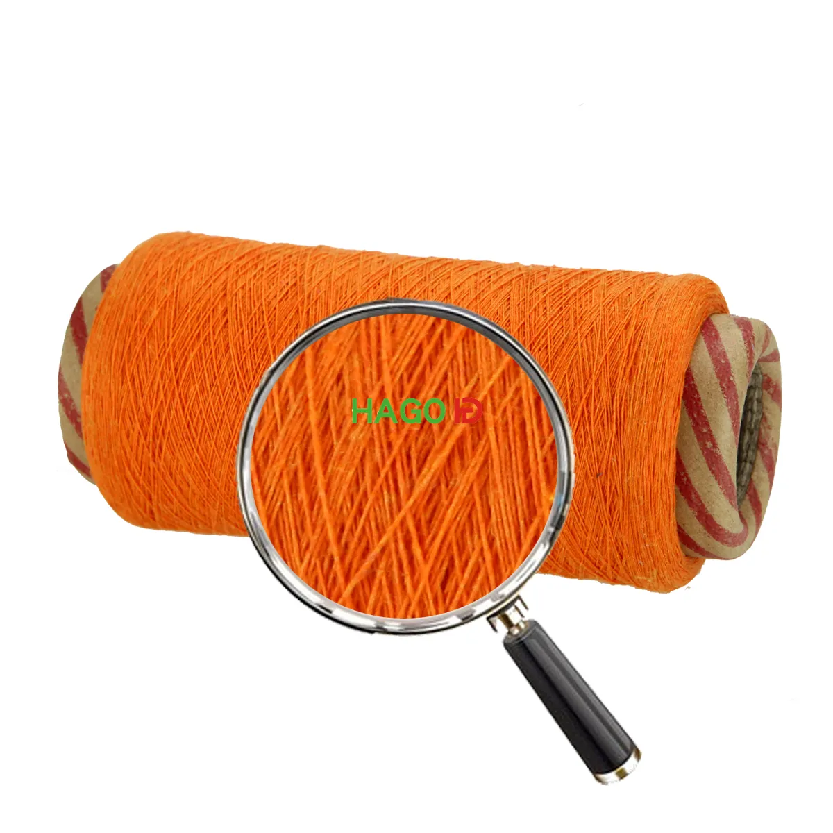 Ne 24/1 polyester cotton blended elastic weaving thread yarn for crochet