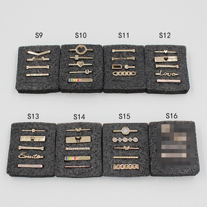 Correa de silicona para <span class=keywords><strong>Apple</strong></span> Watch, adorno creativo para Samsung Galaxy Watch, nuevo estilo, dijes de Metal de diamante, anillo decorativo - Product Image 4