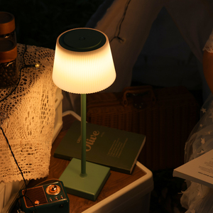 Aigostar Cordless USB lampada da tavolo ricaricabile 3 modalità colore lampada da tavolo dimmerabile Touch con luce notturna ABS corpo per uffici - Product Image 6