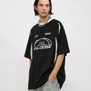 Camiseta de Motociclismo Estilo Racing para Hombre, Unisex, a la Moda, Personalizada, con Costuras Reforzadas, Mangas Cortas, 100% Algodón, Corte Regular, Estampada - Product Image 5