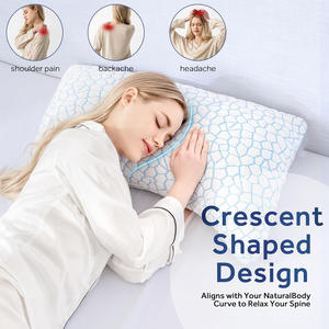 Almohada <span class=keywords><strong>de</strong></span> Fibra <span class=keywords><strong>de</strong></span> Bambú <span class=keywords><strong>de</strong></span> Doble Cara para Dormir <span class=keywords><strong>de</strong></span> Lado o Boca Arriba, Ajustable, Suave y Firme, <span class=keywords><strong>con</strong></span> Espuma Viscoelástica Triturada para Aliviar el <span class=keywords><strong>Dolor</strong></span> <span class=keywords><strong>de</strong></span> <span class=keywords><strong>Cuello</strong></span> - Product Image 6