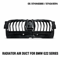 OE 51749465880 51745A1E914 Conduit d'air de radiateur pour BMW G22 Série 4 430i M440i, Volet de commande d'air actif, Pièces robustes