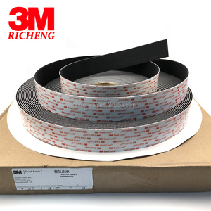 <span class=keywords><strong>3M</strong></span> SJ3551 Bande auto-agrippante réutilisable noire, <span class=keywords><strong>adhésif</strong></span> acrylique double face, en vinyle, bande en caoutchouc double verrouillage - Product Image 3