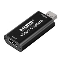 Tarjeta de Captura de Video USB 2.0 4K HD 1080P, Adaptador HD-MI a USB para Transmisión en Vivo, Grabación de Juegos, Videoconferencias