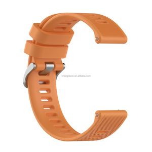 Bracelet de remplacement en silicone pour <span class=keywords><strong>montre</strong></span> <span class=keywords><strong>Garmin</strong></span> <span class=keywords><strong>Forerunner</strong></span> 158/<span class=keywords><strong>55</strong></span>, bracelet en caoutchouc, bracelet de sport, bracelet de remplacement 20 mm - Product Image 4