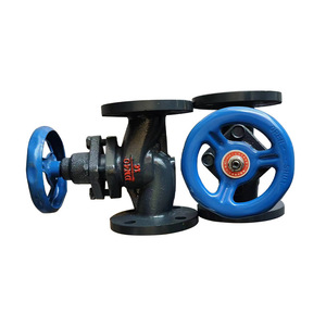 U41S-16 Flanged Plunger Valve Cast Iron 4 Inch High Temperature Steam Manual Angle Valve - Product Image 3
