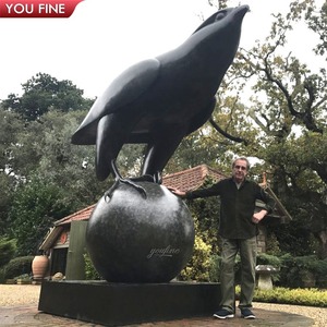 YOUFINE Large Bronze <strong>Phoenix</strong> Statue Life-Size Chinese Mythical Bird Sculpture for Public Plaza &amp; Landmark Decor - Product Image 6