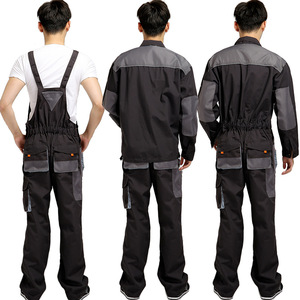 <span class=keywords><strong>Pantalones</strong></span> de Trabajo con Múltiples Bolsillos, Traje de Trabajo, Ropa de <span class=keywords><strong>Soldador</strong></span>, Overoles de Protección - Product Image 2