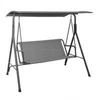 Chaise suspendue d'extérieur, balançoire, hamac de patio, convertible en lit plat avec auvent réglable