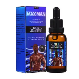 OEM Herbal Men's Big Long Size Aceite de aumento Hombres Aceite de masaje