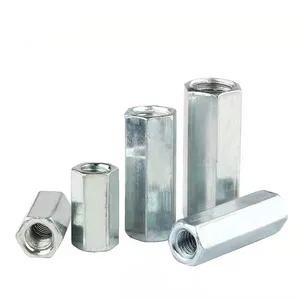 Direct Fastener M6-M36 Galvanized Long Hexagon Coupling Nuts