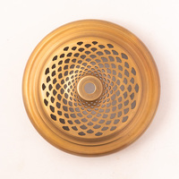 Factory Direct Custom Brass Spun Perforated Metal Covers | Decorative Speaker Grilles Lighting Mesh Accessories Anodize/Powder