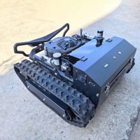Tondeuse robotisée à chenilles homologuée CE, moteur LONCIN Briggs & Stratton, fonctionnement à distance pour le désherbage