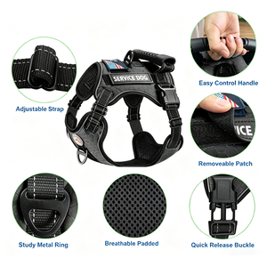 New Explosion-Proof Shock Absorbing Dog Towing With Night Vision Reflective Pet Dog Vest - Product Image 4