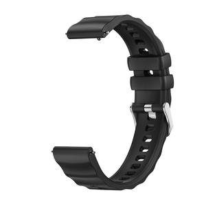 Bracelet en silicone à motif de football Trendybay, à libération rapide, souple, durable, compatible avec Huawei GT5 GT4 pour <span class=keywords><strong>Samsung</strong></span> <span class=keywords><strong>Galaxy</strong></span> 6 <span class=keywords><strong>Smartwatch</strong></span> - Product Image 1