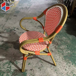 Chaise de terrasse <span class=keywords><strong>Paris</strong></span> bleu marine Chaise de terrasse en rotin bleu Chaise de terrasse extérieure - Product Image 6