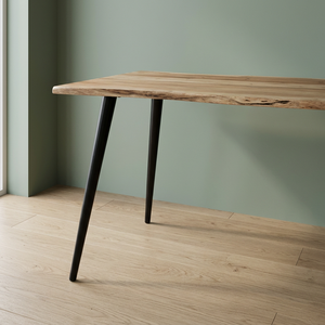Mesas de Centro de Madera Maciza de Roble, Pino, Nogal y Teca con Tapa de Madera Reciclada, Diseño Moderno y Estructura Metálica - Product Image 5