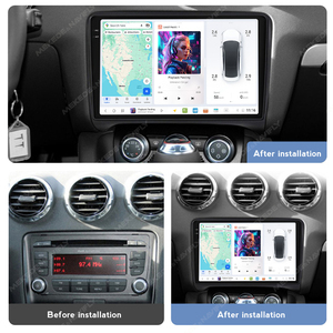 <span class=keywords><strong>Mekede</strong></span> duduto 2din Android 13 para Audi A4 B6 B7 2000 - 2009 Radio de DVD para vehículos reproductor de vídeo multimedia alfombr - Product Image 3