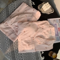 Vêtements de nuit pour femmes en gaze 100 % coton, toutes saisons, avec coussinet, nouvelle couleur, vêtements d'intérieur, vente en gros disponible