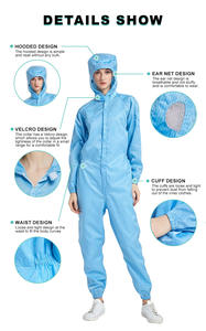 Vêtements de travail antistatique réfléchissants industriels personnalisés vêtements de sécurité incendie Hoodies combinaison résistant à l'électricité statique - Product Image 3