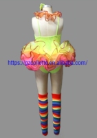 Robe de danse tutu pour filles, tenue de scène de clown pour enfants, robe de ballet tutu pour enfants