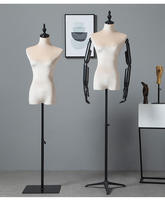 Maniquí de Plástico Lavinia Mujer Maniquí Femenino Torso de Silicona Maniquíes Femeninos para Ropa