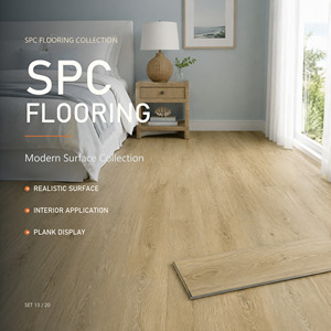 Planches de sol SPC avec système de verrouillage Unilin <span class=keywords><strong>pour</strong></span> une installation rapide dans les appartements, les hôtels, les bureaux, les magasins de détail et la rénovation de maisons - Product Image 2